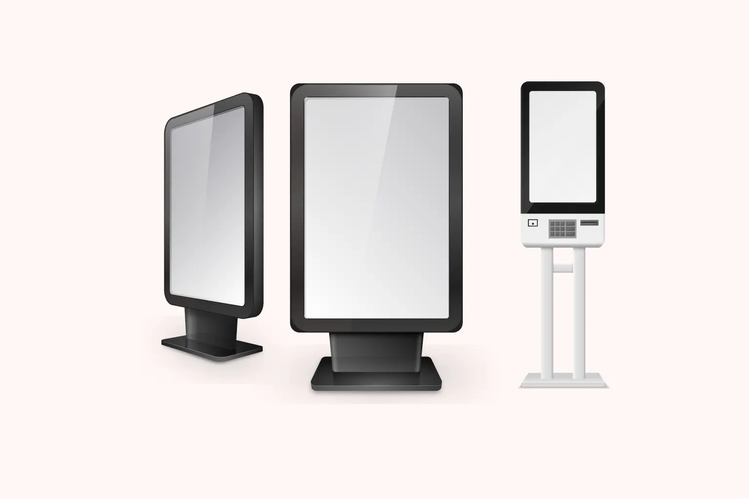 LED touch screens for rent